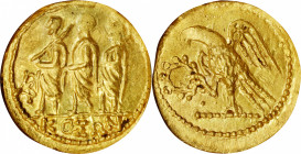 SKYTHIA. Geto-Dacians. Koson. AV Stater (8.47 gms), Mid 1st Century B.C. NGC CHOICE UNCIRCULATED.

HGC-3.2, 2049; RPC-1, 1701A. Obverse: Roman consu...