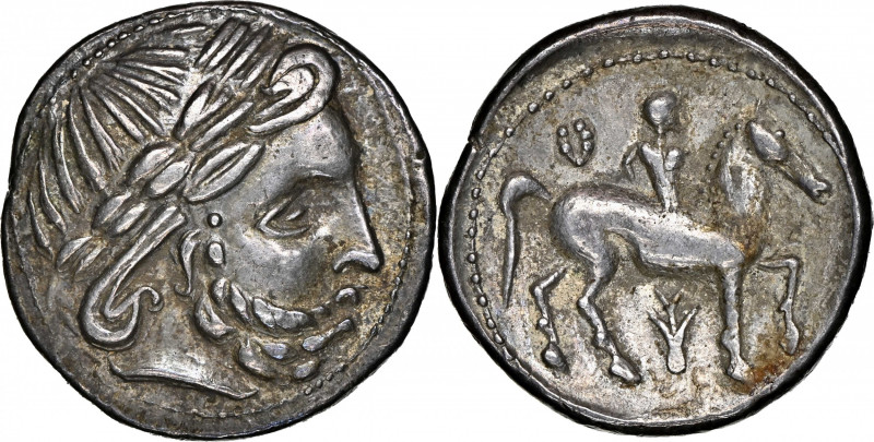 CELTIC. Eastern Europe. AR Tetradrachm (13.00 gms), "Zweigreiter" type, ca. 3rd-...