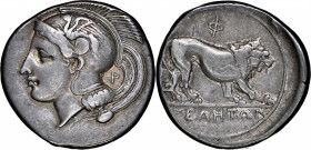 ITALY. Lucania. Velia. AR Didrachm (Nomos) (7.63 gms), ca. 340-334 B.C. NGC VF, Strike: 4/5 Surface: 3/5. Fine Style. Marks.

HGC-1, 1310; Williams-...