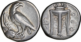 ITALY. Bruttium. Kroton. AR Stater (Nomos) (7.64 gms), c.425-350-BC. NGC VF, Strike: 5/5 Surface: 4/5. Fine Style.

HGC-1, 1458; HN Italy-2146; SNG ...