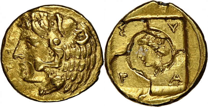 SICILY. Syracuse. Dionysios I, 406-367 B.C. AV 20 Litrai (Tetradrachm) (1.15 gms...