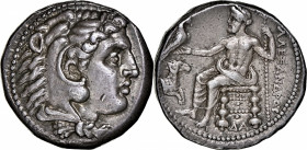 MACEDON. Kingdom of Macedon. Alexander III (the Great), 336-323 B.C. AR Tetradrachm (17.20 gms), Damaskos Mint, lifetime issue, ca. 330-323 B.C. NGC C...