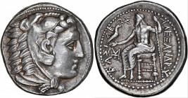 MACEDON. Kingdom of Macedon. Philip III, 323-317 B.C. AR Tetradrachm (17.13 gms), Amphipolis Mint, ca. 320-319 B.C. NGC Ch EF, Strike: 5/5 Surface: 5/...