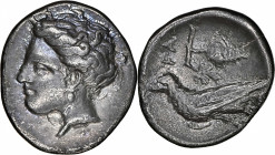 PELOPONNESOS. Elis. Olympia. AR Hemidrachm (2.71 gms), "Hera" Mint, ca. 340-332 B.C (110th-112th Olympiad). NGC Ch VF, Strike: 5/5 Surface: 3/5.

HG...