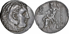 MYSIA. Kingdom of Pergamon. Attalos I, 241-197 B.C. AR Tetradrachm (16.90 gms), Pergamon Mint, ca. 223-215/0 B.C. NGC AU, Strike: 5/5 Surface: 3/5. Fi...