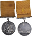 1799 (1801) Capture of Seringapatam medal. Silver, 48.2 mm, 52.3 mm with ring mount. MY-79, BBM-27. Choice Extremely Fine.

829.3 grains. Mounted wi...