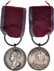 1815 Waterloo medal. Silver, 36 mm. MY-99, BBM-47. Steel clip and ring mount. Extremely Fine.

JOHN BLACK, 1st BATT. 91st REG. FOOT., plus decorativ...