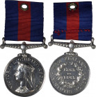 1863 to 1865 New Zealand medal. Silver, 36 mm. MY-123, BBM-79. Swivel mount and fern decorated straight bar swivel suspension. Very Fine.

953. SERG...
