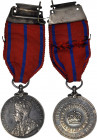 1911 Coronation Police medal. Silver, 38.5 mm. MY-310. Edge clap with swivel ring suspension. Choice Extremely Fine.

"P.C., D. NIXON." engraved on ...