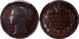 1842 Candahar, Ghuznee, Cabul medal. Bronzed copper, 36 mm. MY-107. SP-64 (PCGS).

Violet highlights enliven reflective bronzed surfaces with no sig...