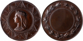 (1869) Abyssinian War medal. Bronzed copper, 36 mm. MY-124. SP-64 (PCGS).

The exceptionally fine detail from these dies is struck to full advantage...