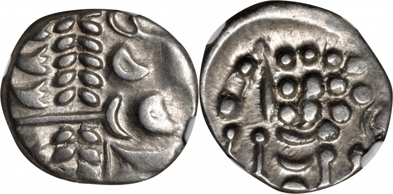 CELTIC BRITAIN. Durotriges. Uninscribed. AR Stater (5.58 gms), ca. 65 B.C.- A.D....