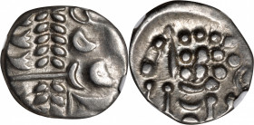 CELTIC BRITAIN. Durotriges. Uninscribed. AR Stater (5.58 gms), ca. 65 B.C.- A.D. 45. NGC EF, Strike: 4/5 Surface: 5/5.

S-366; vA-1235/1. Obverse: A...