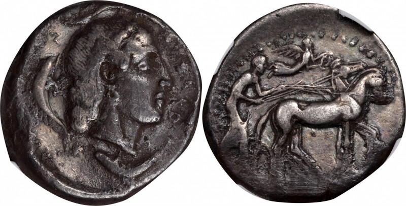 SICILY. Syracuse. Second Democracy, 466-406 B.C. AR Tetradrachm (17.18 gms), ca....