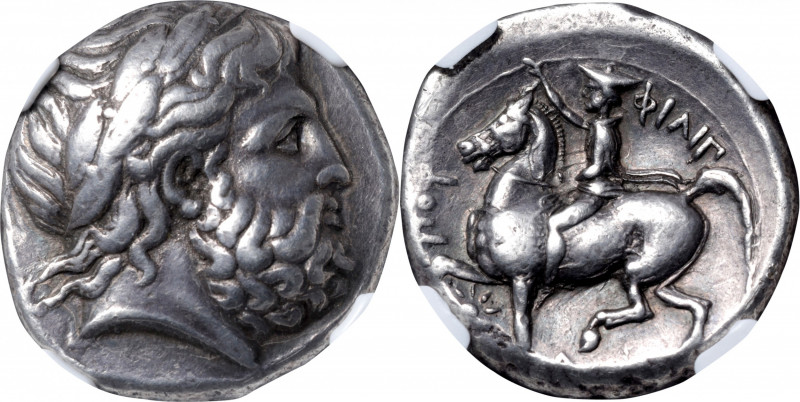 MACEDON. Kingdom of Macedon. Philip II, 359-336 B.C. AR Tetradrachm (14.45 gms),...