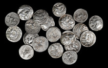 MACEDON. Kingdom of Macedon. Group of Alexander lll-style Silver Tetradrachms (20 Pieces). Average Grade: VERY FINE.

A large gathering of the ever-...