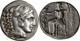MACEDON. Kingdom of Macedon. Kassander, as Regent, 317-305 B.C. AR Tetradrachm (17.14 gms), Amphipolis Mint, ca. 310-307. ALMOST UNCIRCULATED.

Pr-4...
