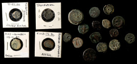 JUDAEA. Group of Mixed Denominations (18 Pieces). Average Grade: FINE.

A great mix of types and bronze denominations emanating from Judaea, this lo...