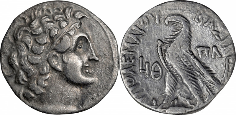 PTOLEMAIC EGYPT. Ptolemy X Alexander, 101-88 B.C. AR Tetradrachm (13.00 gms), Al...