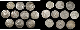 MIXED GREEK LOTS. Group of Silver Tetradrachms (10 Pieces). Average Grade: VERY FINE.

A group of mixed Tetradrachms, most coins in this group have ...