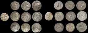 MIXED GREEK LOTS. Group of Silver Tetradrachms (10 Pieces). Average Grade: FINE.

A group of mixed Tetradrachms, all coins in this group circulated ...