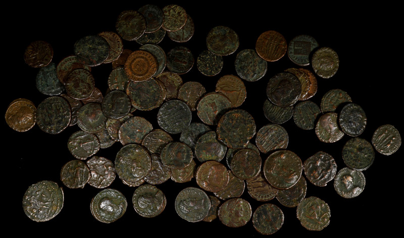 ROMAN EMPIRE. Group of Bronze Denominations (Approximately 115 Pieces). Average ...