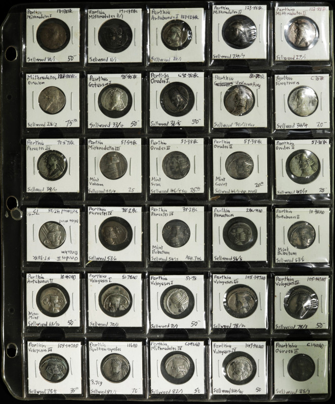 MIXED LOTS. Large Collection of Silver and Bronze Denominations (Approximately 1...