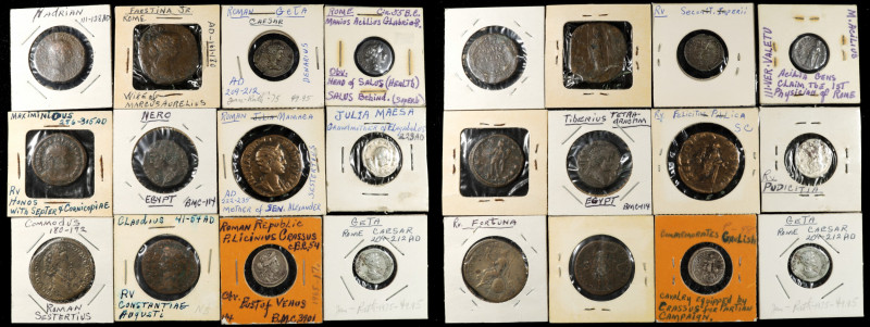 MIXED LOTS. Large Collection of Mixed Types (79 Pieces). Average Grade: FINE.
...