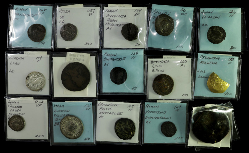 MIXED LOTS. Group of Mixed Denominations (15 Pieces). Average Grade: VERY FINE....