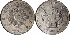 ARGENTINA. Cordoba. 8 Reales, 1852. Cordoba Mint. PCGS MS-62.

KM-32. An incredible survivor of this often crudely made issue. Quite attractive with...