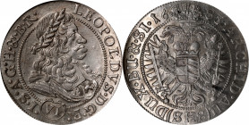 AUSTRIA. 6 Kreuzer, 1685-SHS. Breslau Mint. Leopold I. NGC MS-64.

KM-507 (under German States - Silesia); Herinek-1202. A boldly struck and fully a...