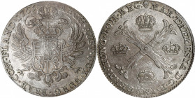 AUSTRIAN NETHERLANDS. Brabant. Taler, 1765. Brussels Mint. Maria Theresa. PCGS AU-55.

Dav-1282; KM-21. Well made, this lightly circulated example i...