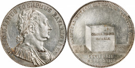 GERMANY. Bavaria. Pattern Taler, 1818. Maximillian IV Joseph. PCGS Genuine--Cleaned, AU Details.

cf. Dav-553; KM-708. Weight: 28.03 gms. A RARE Pat...