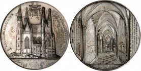 GERMANY. Prussia. Remagen. St. Apollinaris Church Silvered Bronze Medal, ND (1853). PCGS SPECIMEN-61.

cf. Ross-M120 (for bronze issue); cf. van Hoy...