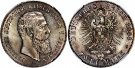 GERMANY. Prussia. 2 Mark, 1888-A. Berlin Mint. Friedrich III. NGC MS-67.

KM-510; J-98. None graded finer by NGC. A gorgeous Gem with blazing luster...