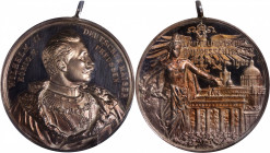 GERMANY. Prussia. Wilhelm II/Federal Shooting Festival Silver Medal, 1902. PCGS SPECIMEN-64.

Marienburg-7355. Obverse: Bareheaded, uniformed, and e...