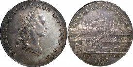 GERMANY. Regensburg. Taler, 1793-GCB. Franz II. PCGS Genuine--Cleaned, Unc Details.

Dav-2633; KM-469. A boldly struck Taler with subdued flashy lus...