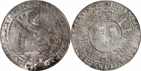 GERMANY. Saxony. Taler, 1603-HB. Dresden Mint. Christian II, Johann Georg & August. PCGS MS-62.

Dav-7561; KM-16. A well preserved survivor with alm...