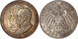 GERMANY. Saxony. 5 Mark, 1909. Muldenhutten Mint. Friedrich August III. PCGS MS-64.

Dav-906; KM-1269; J-139. Struck to commemorate the 500th annive...