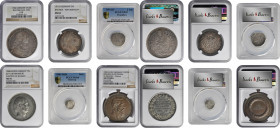 GERMANY. Sextet of German States Issues (6 Pieces), 1693-1911. All NGC or PCGS Certified.

A varied grouping of multiple issues and States are repre...