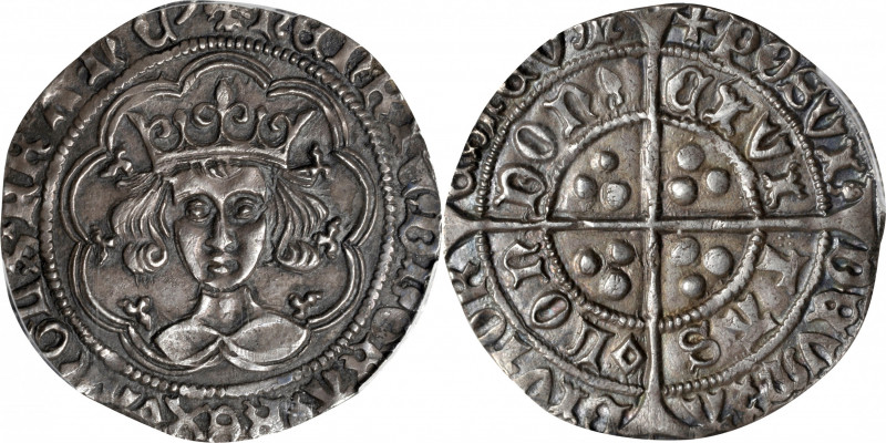 GREAT BRITAIN. Groat, ND (1431-32/3). London Mint; mm: cross patonce/plain cross...