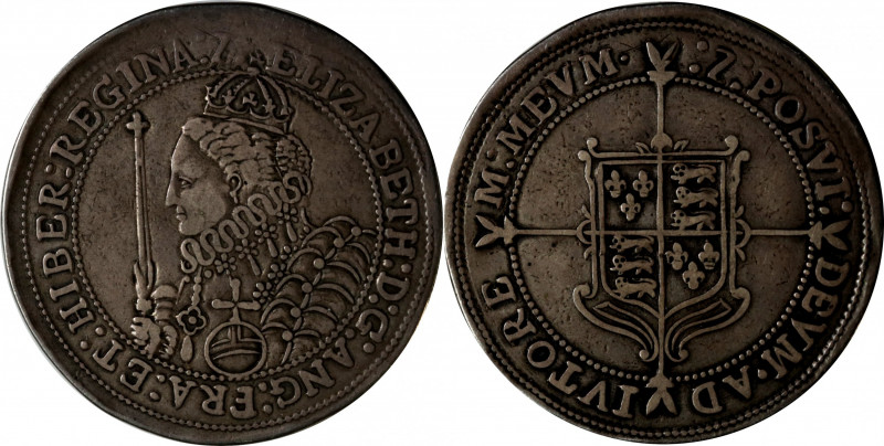 GREAT BRITAIN. Collector's Copy Crown, ND ("160)1". Imitating London Mint; mm: 1...