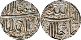 INDIA. Mughal Empire. Rupee, IE 47 (1602/3). Ahmadabad Mint. Akbar Jalal-ud-din Muhammad (the Great). NGC MS-63.

KM-93.2. This attractive example i...