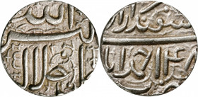 INDIA. Mughal Empire. Rupee, IE 48 (1603/4). Ahmadabad Mint. Akbar Jalal-ud-din Muhammad (the Great). NGC MS-63.

KM-93.2. Neatly struck and beautif...