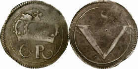 IRELAND. Crown, ND (1643-44). Charles I. PCGS Genuine--Scratch, VG Details.

S-6544; Dav-3792; KM-64. "Ormonde" type. Though scratched, this survivo...