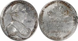 MEXICO. Augustin I Iturbide Silver Proclamation Medal, 1822. PCGS Genuine--Mount Removed, AU Details.

Grove-30a. A decently struck, 8 Reales-sized ...