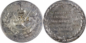 MEXICO. Augustin I Iturbide/Zacatecas Silver Proclamation Medal, 1822. PCGS Genuine--Cleaning, AU Details.

Grove-59a. A sharply struck and flashy M...