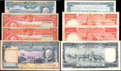 ANGOLA. Lot of (4). Banco de Angola. 50, 500 & 1000 Escudos, 1962-70. P-92, 95, 97 & 98. Fine to About Uncirculated.

P-95, 97 & 98 are in Fine cond...