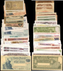 ARGENTINA. Lot of (41). Mixed Banks. Mixed Denominations, Mixed Dates. P-Various. Good to About Uncirculated.

A large grouping of 41 Argentina note...