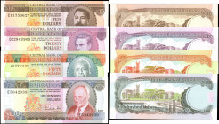 BARBADOS. Lot of (4). Central Bank of Barbados. 10, 20, 50 & 100 Dollars, ND. P-35A, 39, 40 & 41. Very Fine to Uncirculated.

P-41 is in Very Fine c...